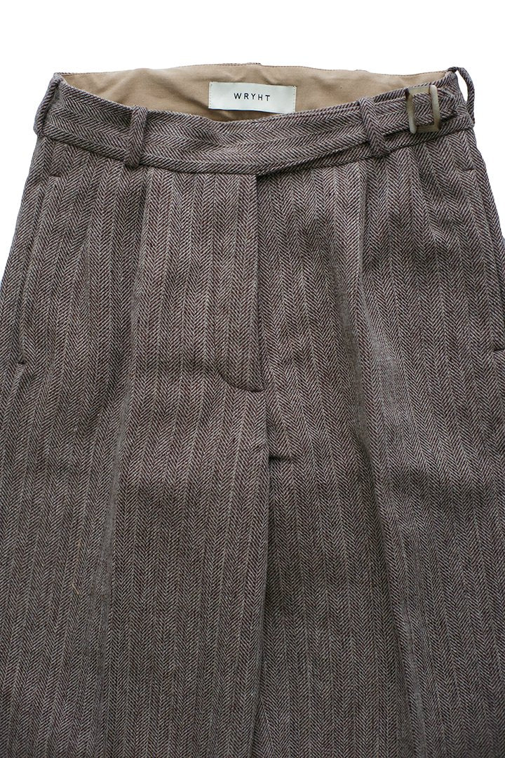 WRYHT - ARTISAN SACK TROUSER - HERRINGBONE