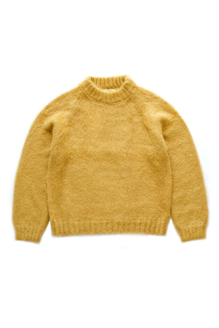 WRYHT - MOHAIR CREW NECK SWEATER - MANDARINE