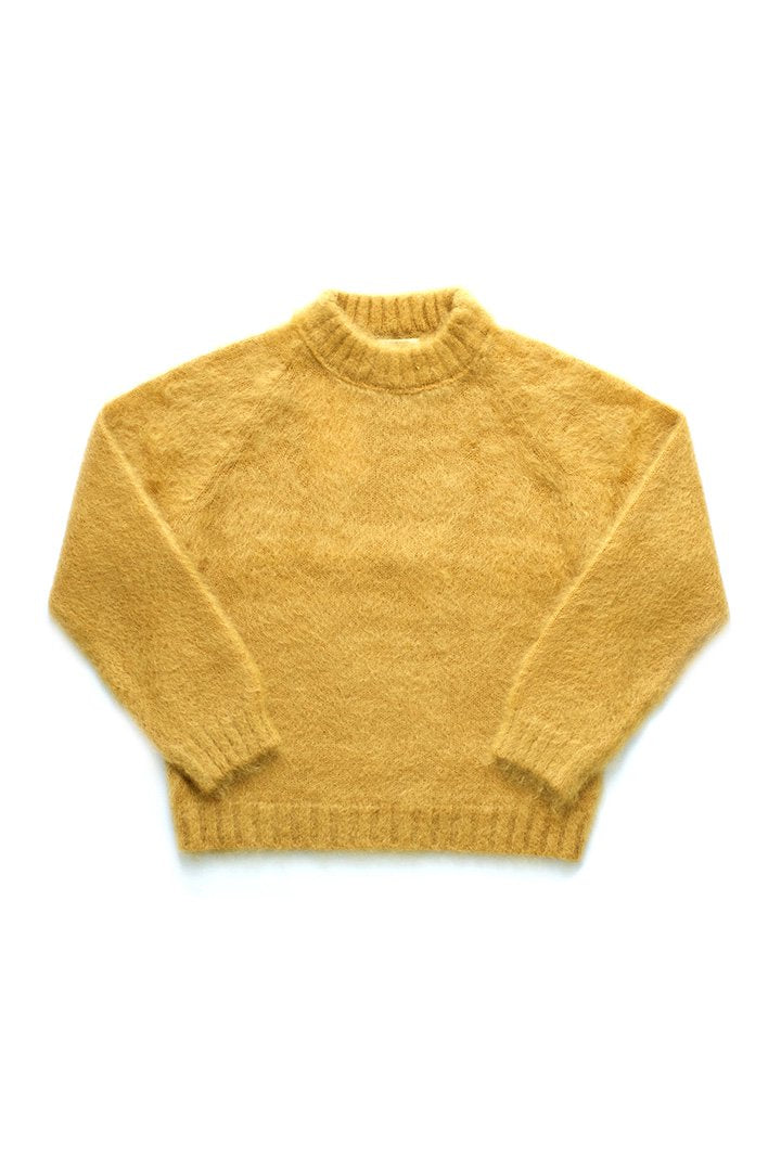 WRYHT - MOHAIR CREW NECK SWEATER - MANDARINE