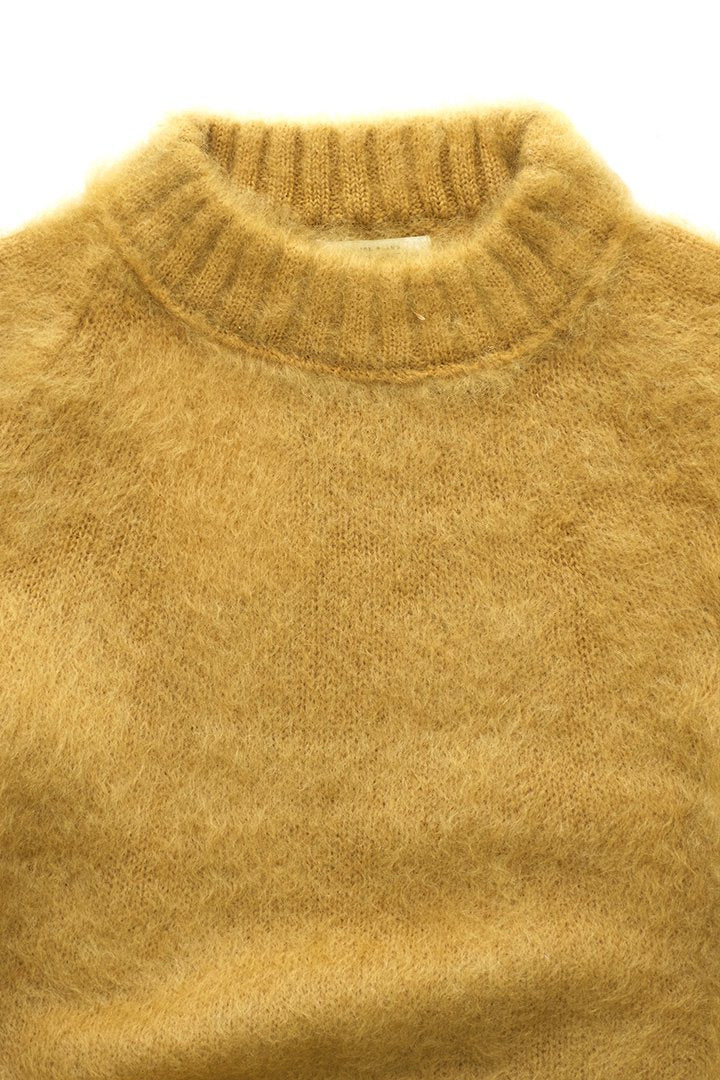 WRYHT - MOHAIR CREW NECK SWEATER - MANDARINE