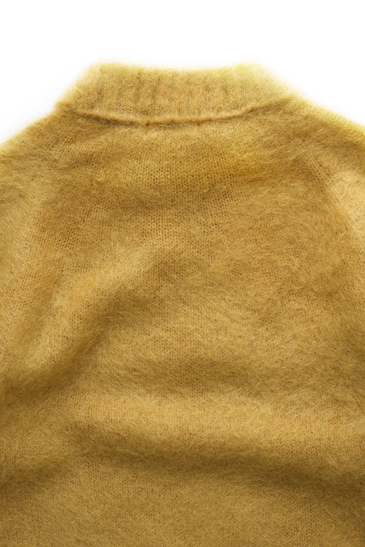 WRYHT - MOHAIR CREW NECK SWEATER - MANDARINE