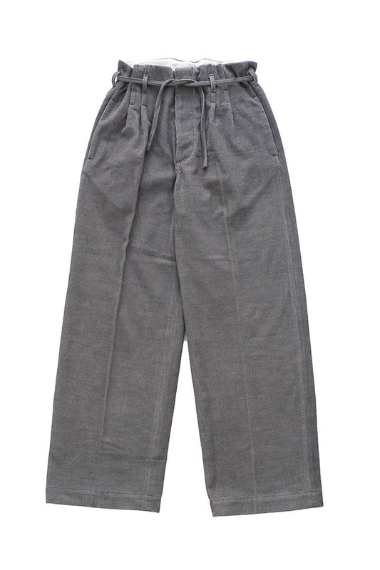 WRYHT - STRING WAIST WORK TROUSER - PEWTER