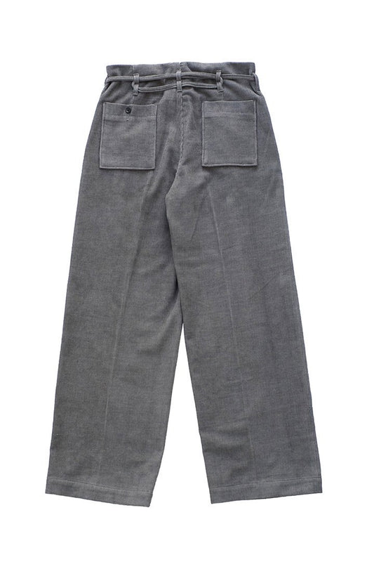 WRYHT - STRING WAIST WORK TROUSER - PEWTER