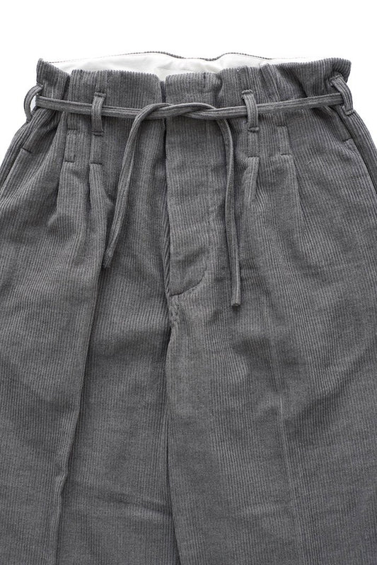 WRYHT - STRING WAIST WORK TROUSER - PEWTER