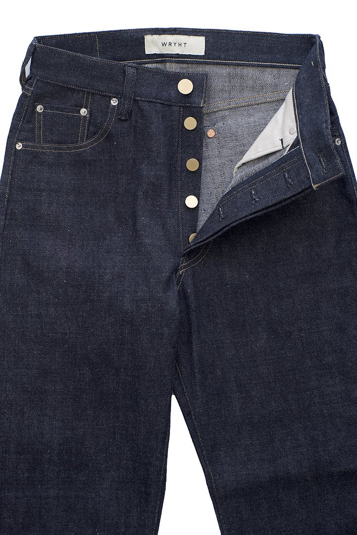 WRYHT - TAPERD FIVE POCKET JEANS - INDIGO LOW