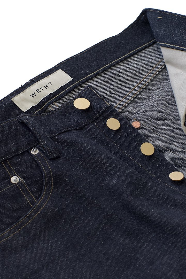 WRYHT - TAPERD FIVE POCKET JEANS - INDIGO LOW