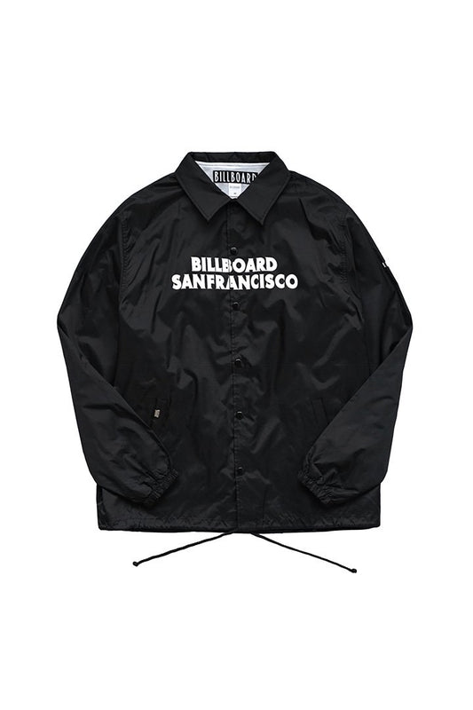 BILLBOARD - COACH JACKET "SAN FRANCISCO" - BLACK