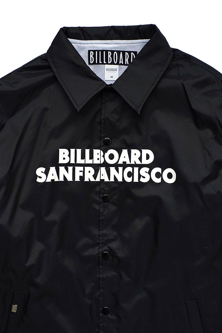 BILLBOARD - COACH JACKET "SAN FRANCISCO" - BLACK