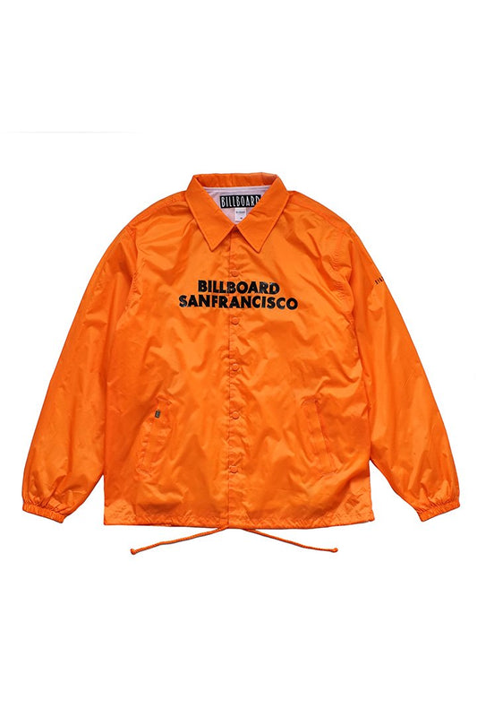 BILLBOARD - COACH JACKET "SAN FRANCISCO" - ORANGE