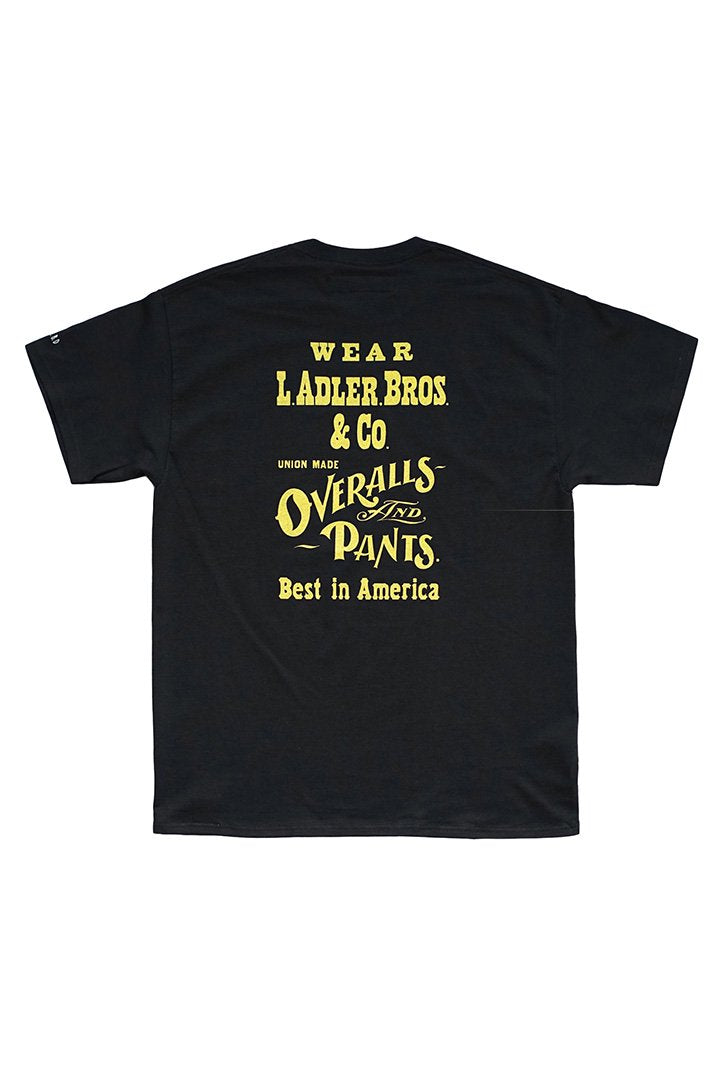 BILLBOARD - PRINT T-SHIRTS "STRONG FOR WORK" - BLACK