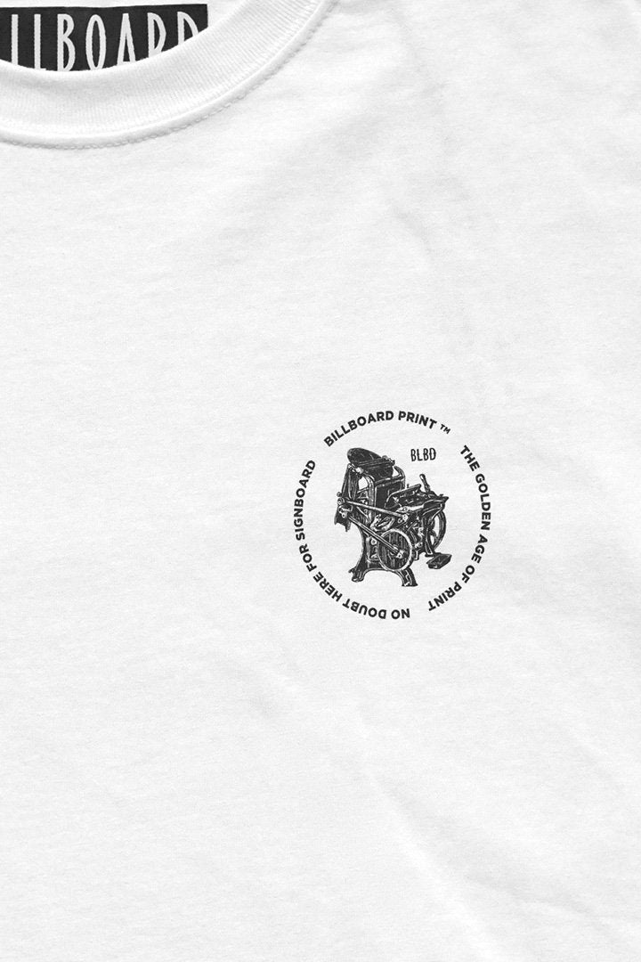 BILLBOARD - PRINT T-SHIRTS "EAGLE" - WHITE