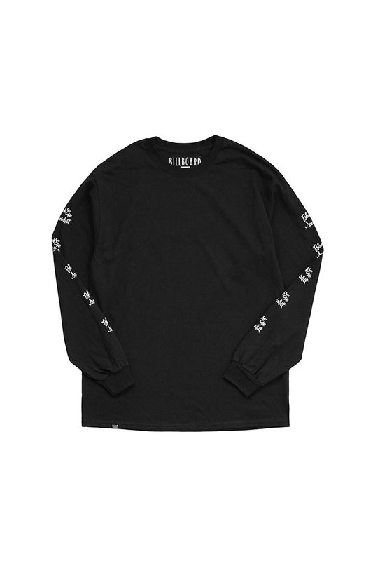 BILLBOARD - LONG SLEEVES T-SHIRTS "BLACK EYE SPECIALIST" - BLACK