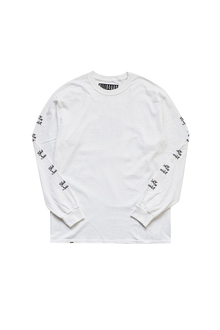 BILLBOARD - LONG SLEEVES T-SHIRTS "BLACK EYE SPECIALIST" - WHITE