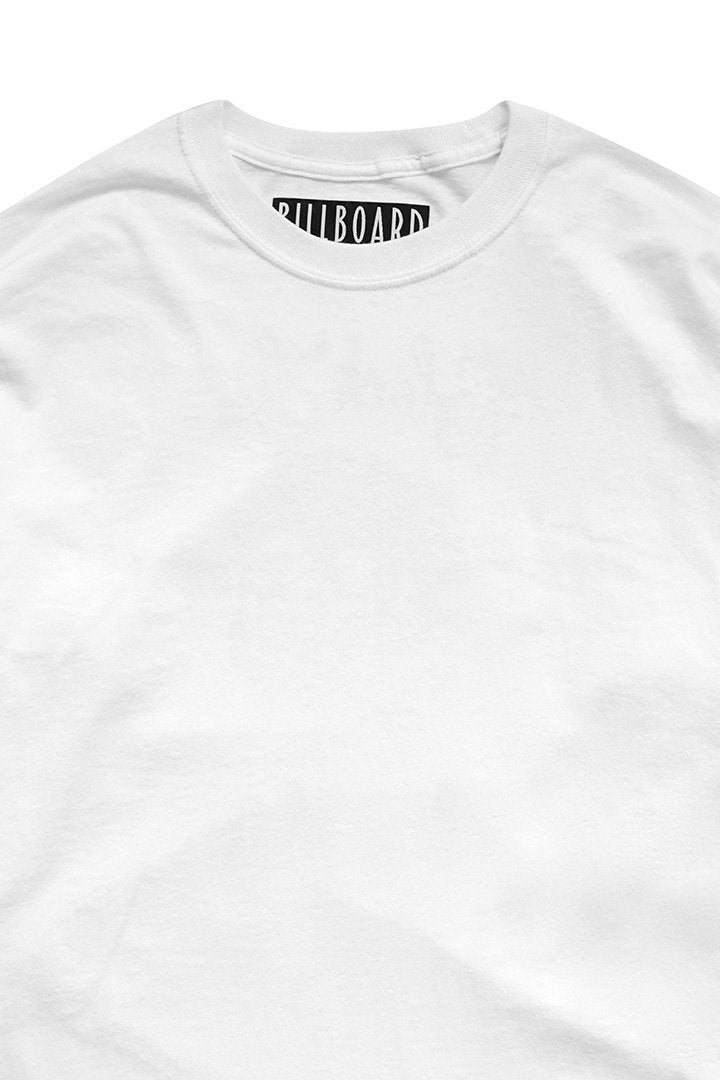 BILLBOARD - LONG SLEEVES T-SHIRTS "BLACK EYE SPECIALIST" - WHITE