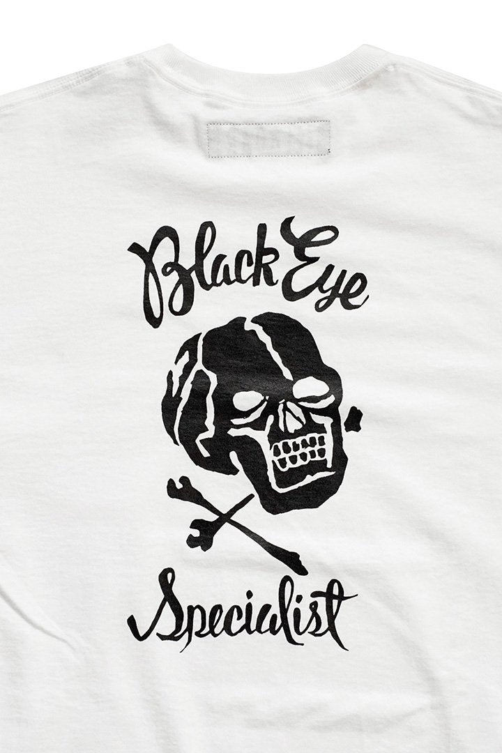 BILLBOARD - LONG SLEEVES T-SHIRTS "BLACK EYE SPECIALIST" - WHITE