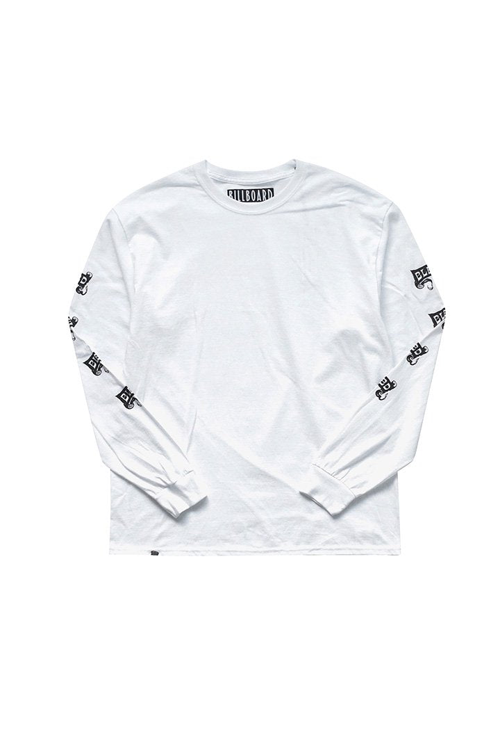 BILLBOARD - LONG SLEEVES T-SHIRTS "EAGLE" - WHITE