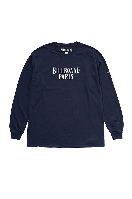 BILLBOARD - LONG SLEEVES T-SHIRTS "PARIS" - NAVY