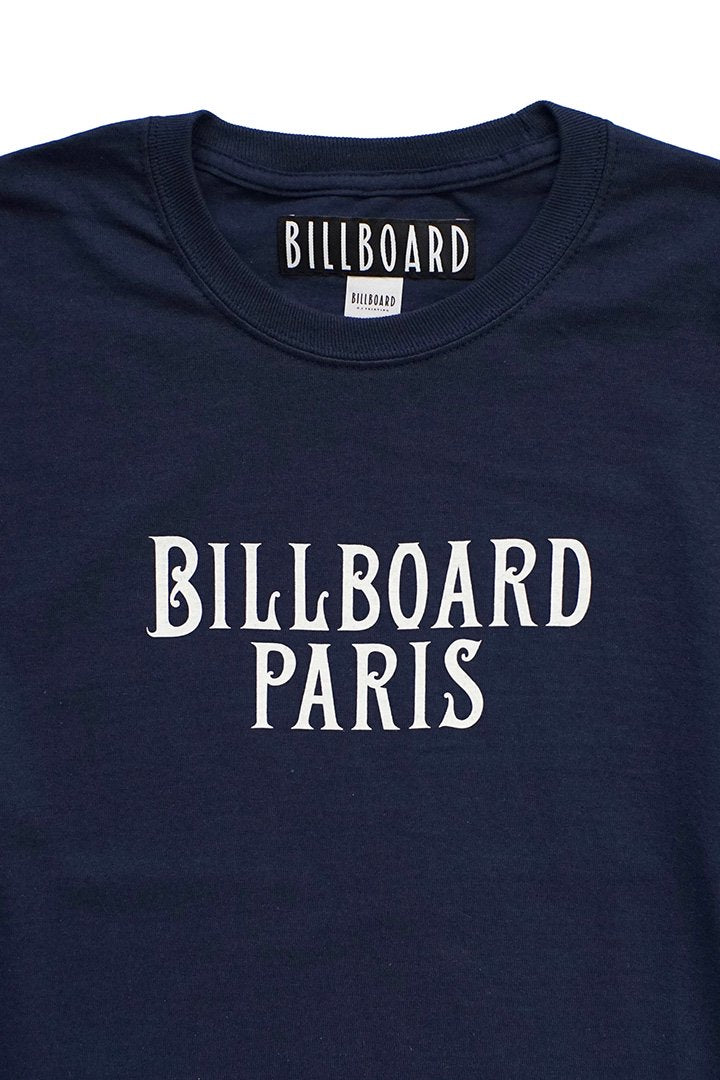 BILLBOARD - LONG SLEEVES T-SHIRTS "PARIS" - NAVY