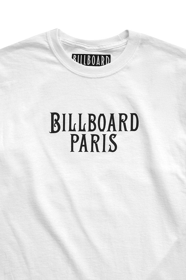 BILLBOARD - LONG SLEEVES T-SHIRTS "PARIS" - WHITE