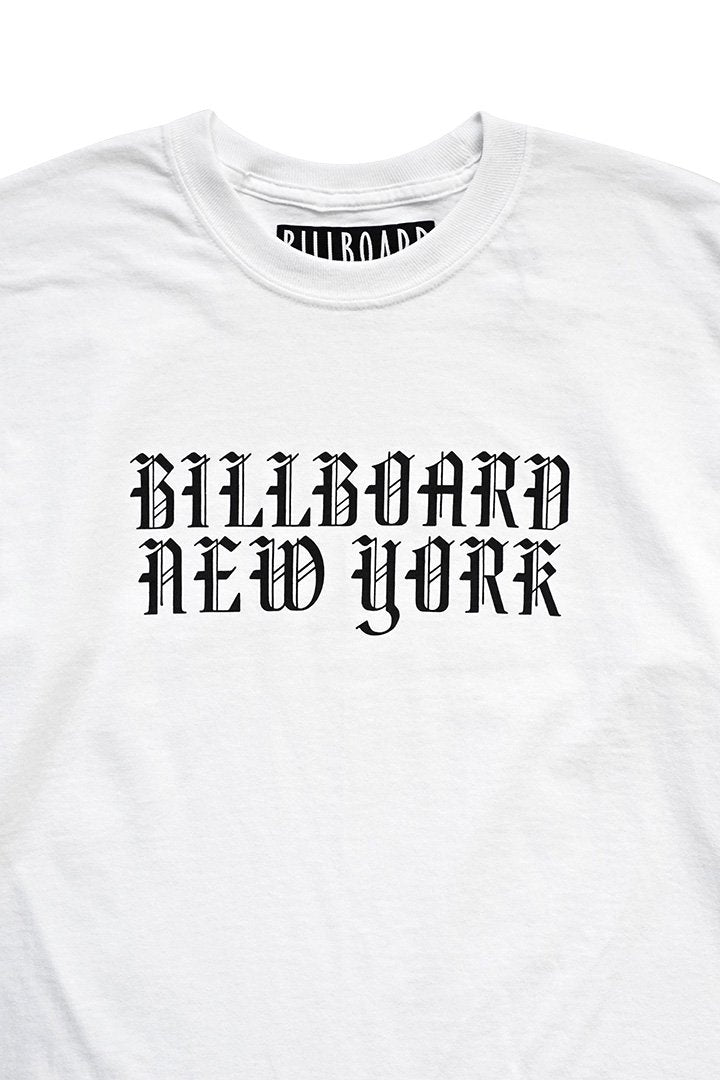 BILLBOARD - LONG SLEEVES T-SHIRTS "NEW YORK" - WHITE