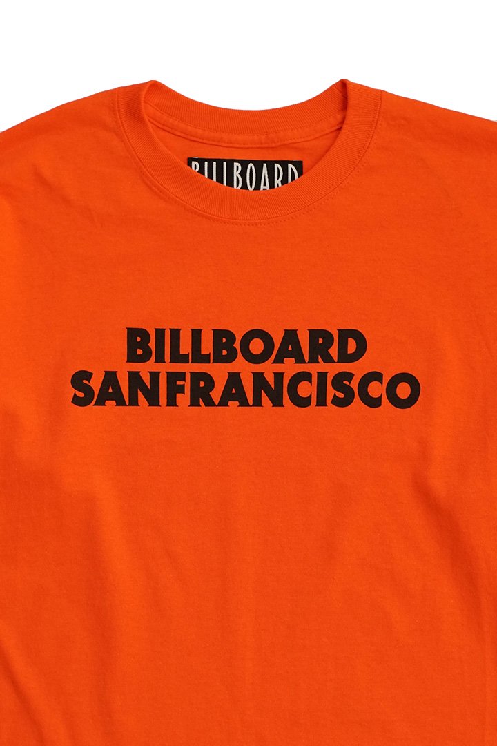 BILLBOARD - LONG SLEEVES T-SHIRTS "SAN FRANCISCO" - ORANGE