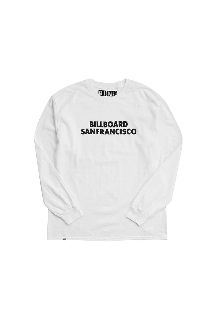 BILLBOARD - LONG SLEEVES T-SHIRTS "SAN FRANCISCO" - WHITE