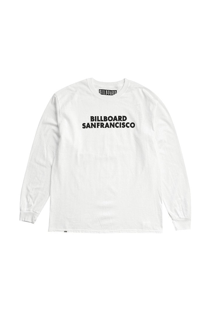 BILLBOARD - LONG SLEEVES T-SHIRTS "SAN FRANCISCO" - WHITE