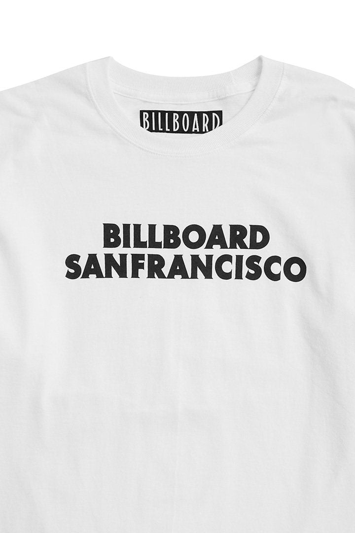 BILLBOARD - LONG SLEEVES T-SHIRTS "SAN FRANCISCO" - WHITE