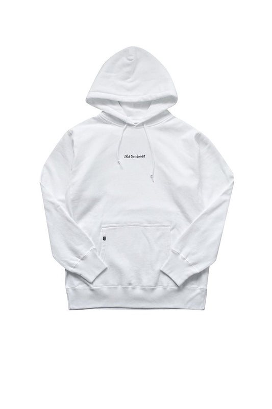 BILLBOARD - HOODED SWEAT "BLACK EYE SPECIALIST" - WHITE