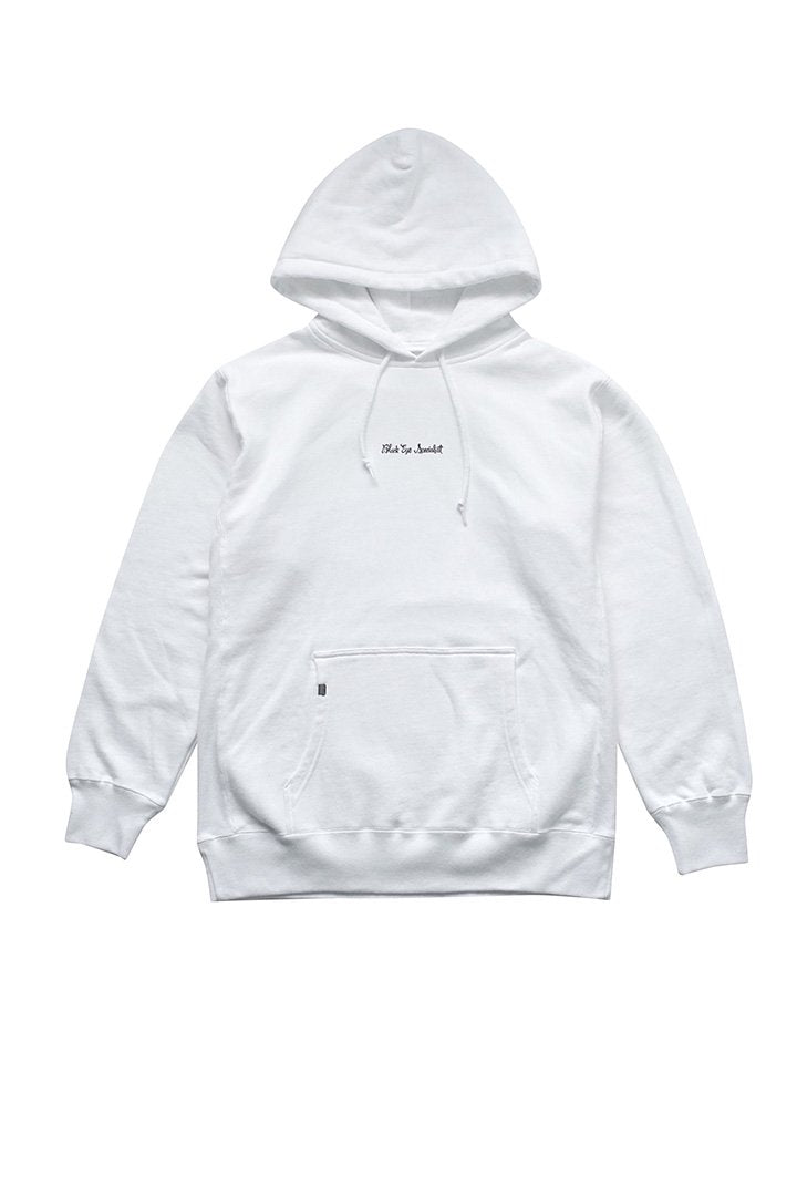 BILLBOARD - HOODED SWEAT "BLACK EYE SPECIALIST" - WHITE