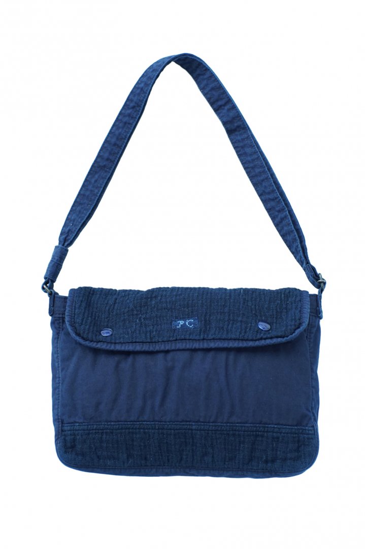 Porter Classic - SASHIKO LIGHT SHOULDER BAG (M) - NEW BLUE