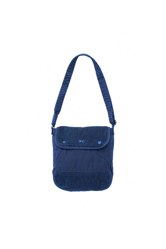 Porter Classic - SASHIKO LIGHT SHOULDER BAG (S) - NEW BLUE