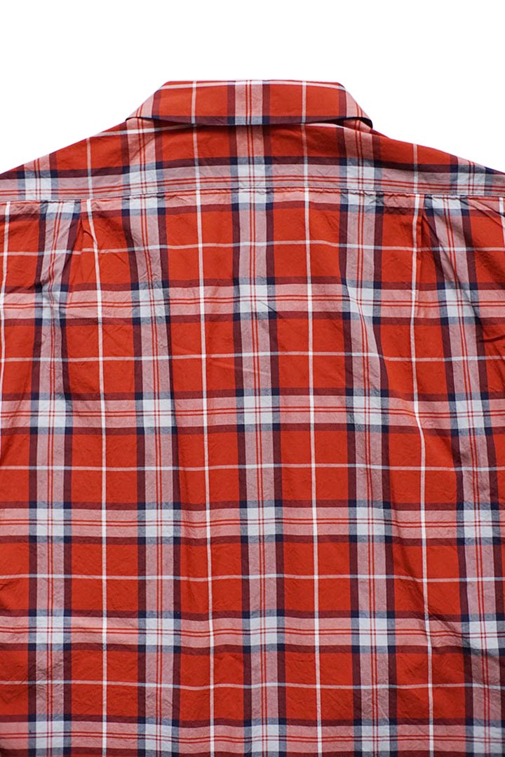 Nigel Cabourn - OPEN COLLARED SHIRT - RED