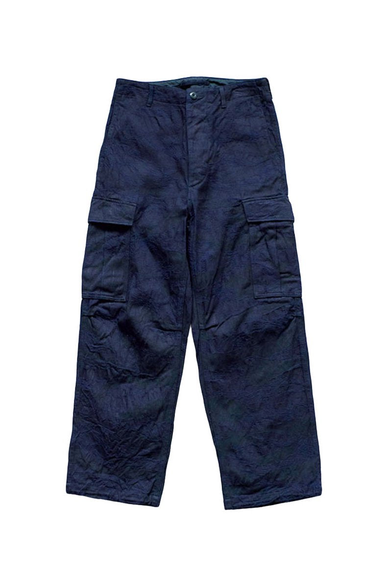 Nigel Cabourn - JUNGLE FATIGUE TROUSER TIGERSTRIPE - INDIGO