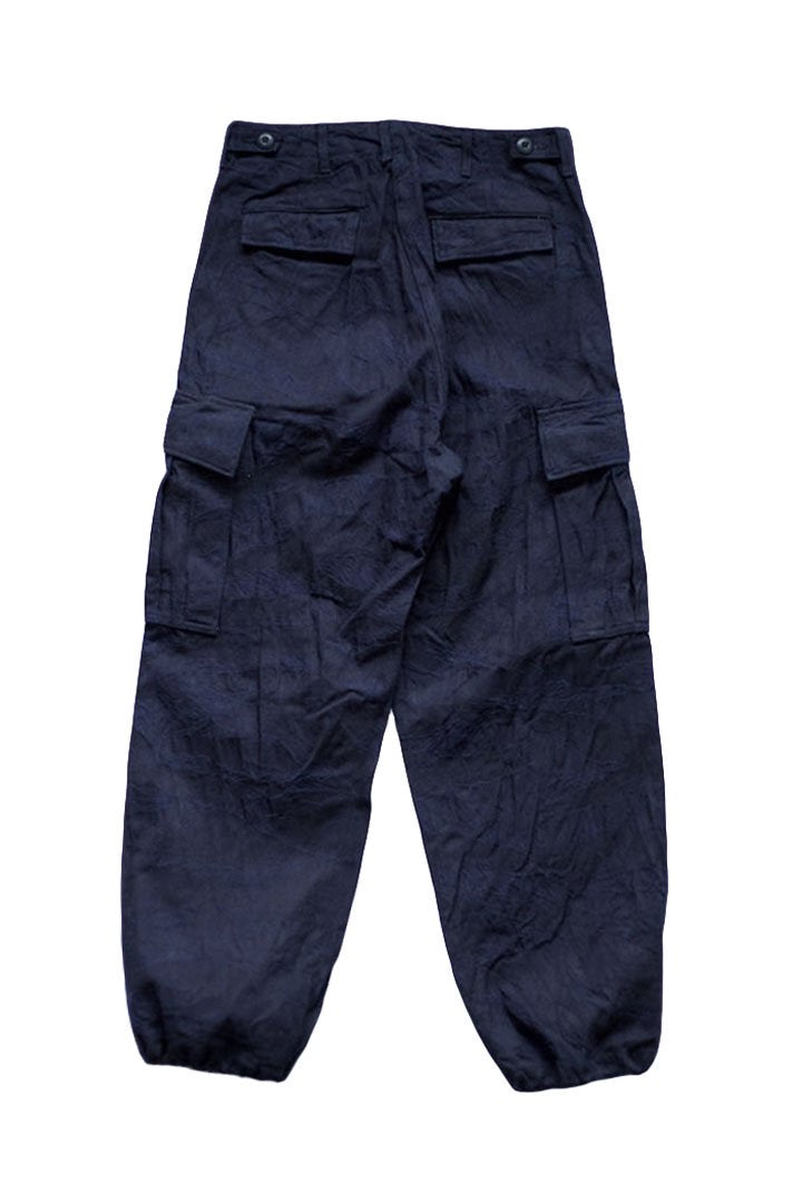 Nigel Cabourn - JUNGLE FATIGUE TROUSER TIGERSTRIPE - INDIGO