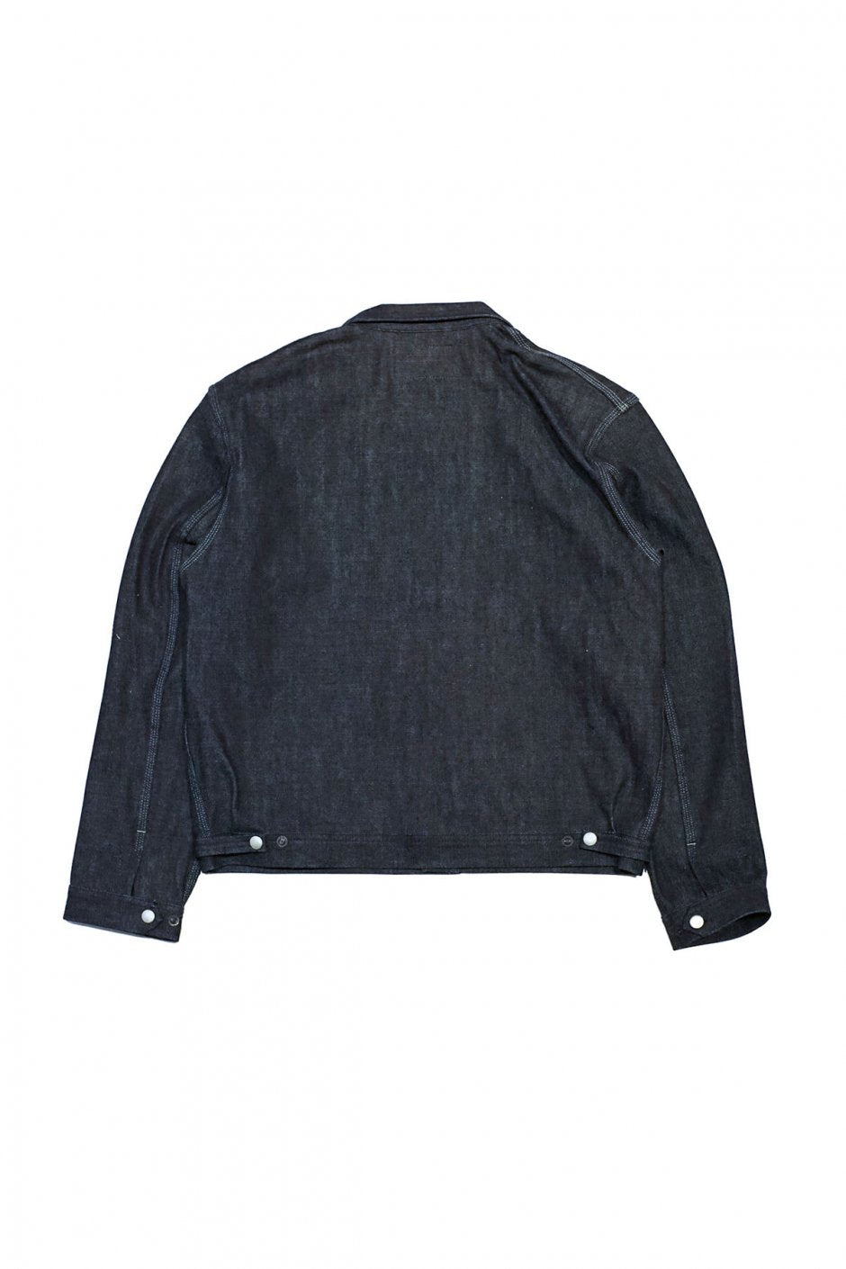 OLD JOE - POINTED COLLAR SHORT JACKET - INDIGO RAW