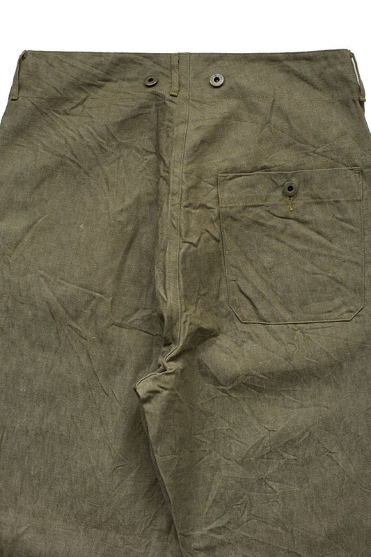 Nigel Cabourn - BATTLE DRESS SHORT C/L DENIM - OLIVE