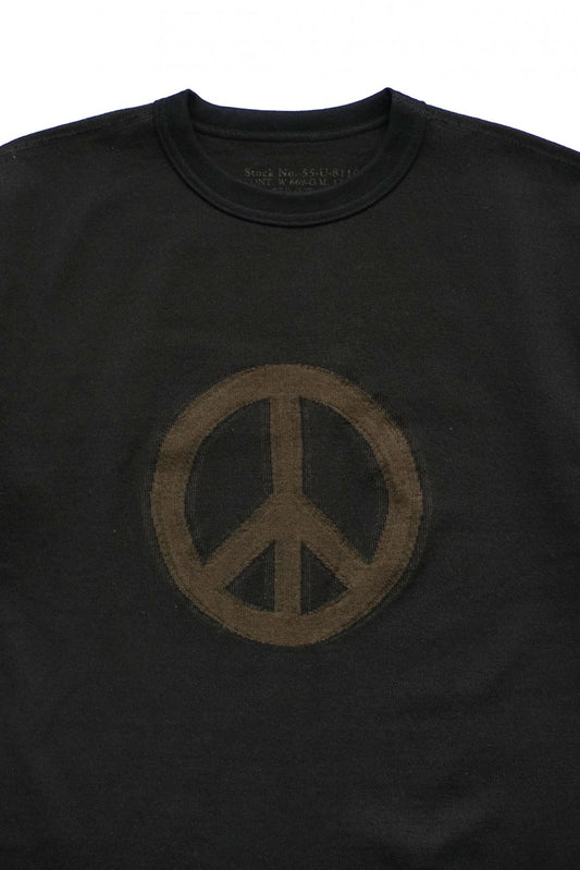 Nigel Cabourn - REVERSIBLE PEACE MARK T-SHIRT - BLACK