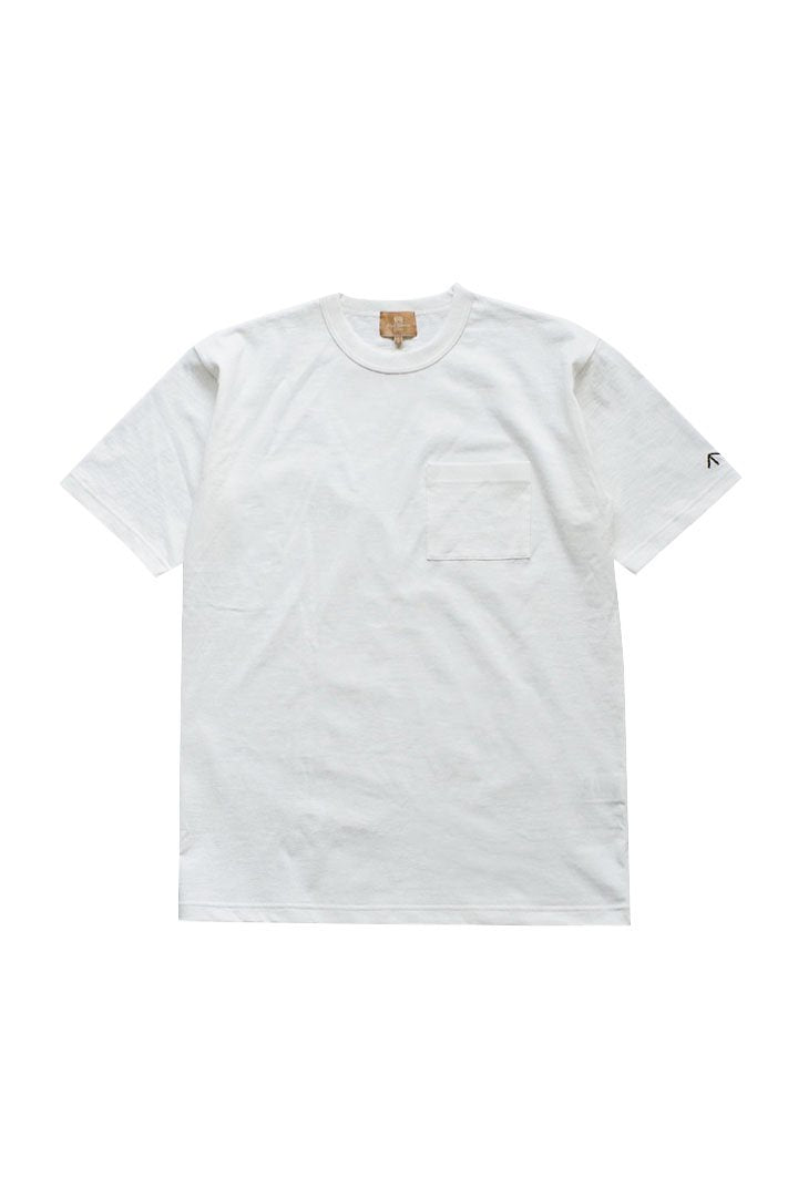 Nigel Cabourn woman - WIDE SILHOUETTE T-SHIRT- WHITE