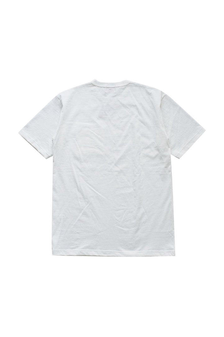 Nigel Cabourn woman - WIDE SILHOUETTE T-SHIRT- WHITE