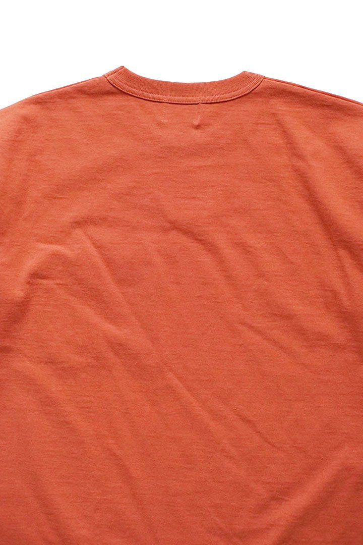 Nigel Cabourn woman - WIDE SILHOUETTE T-SHIRT- ORANGE