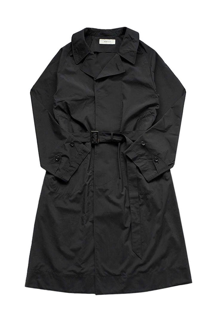 WRYHT - BELTED RIDING COAT - GRAPHITE