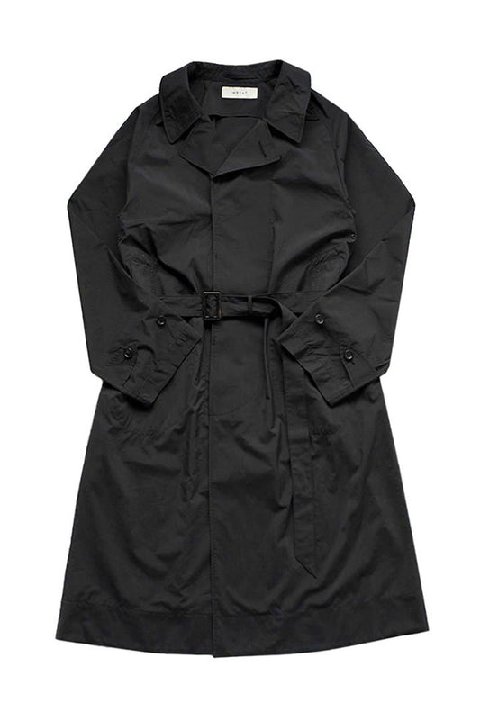 WRYHT - BELTED RIDING COAT - GRAPHITE