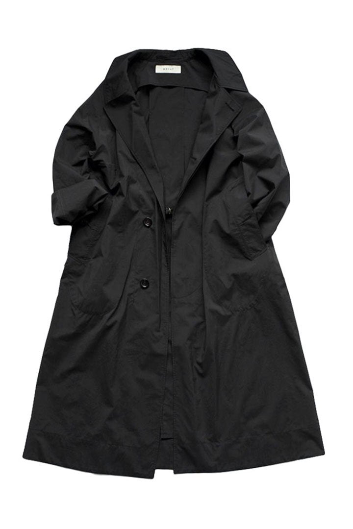 WRYHT - BELTED RIDING COAT - GRAPHITE