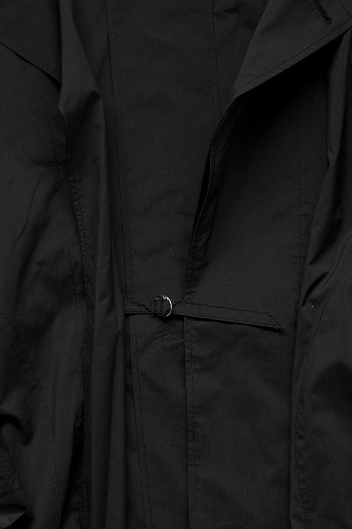 WRYHT - BELTED RIDING COAT - GRAPHITE