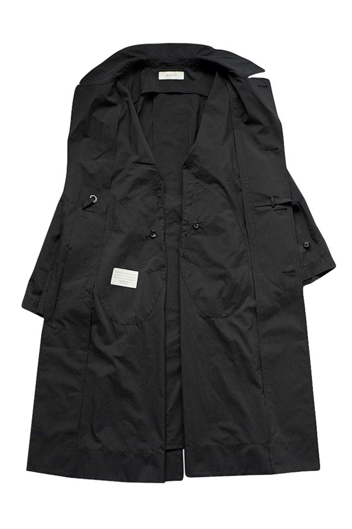 WRYHT - BELTED RIDING COAT - GRAPHITE