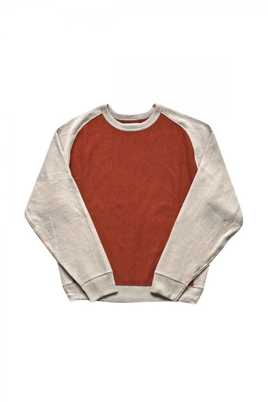 OLD JOE ★★★ - EXCLUSIVE TWO-TONE CREW SWEAT SHIRTS - COPPER x MIST