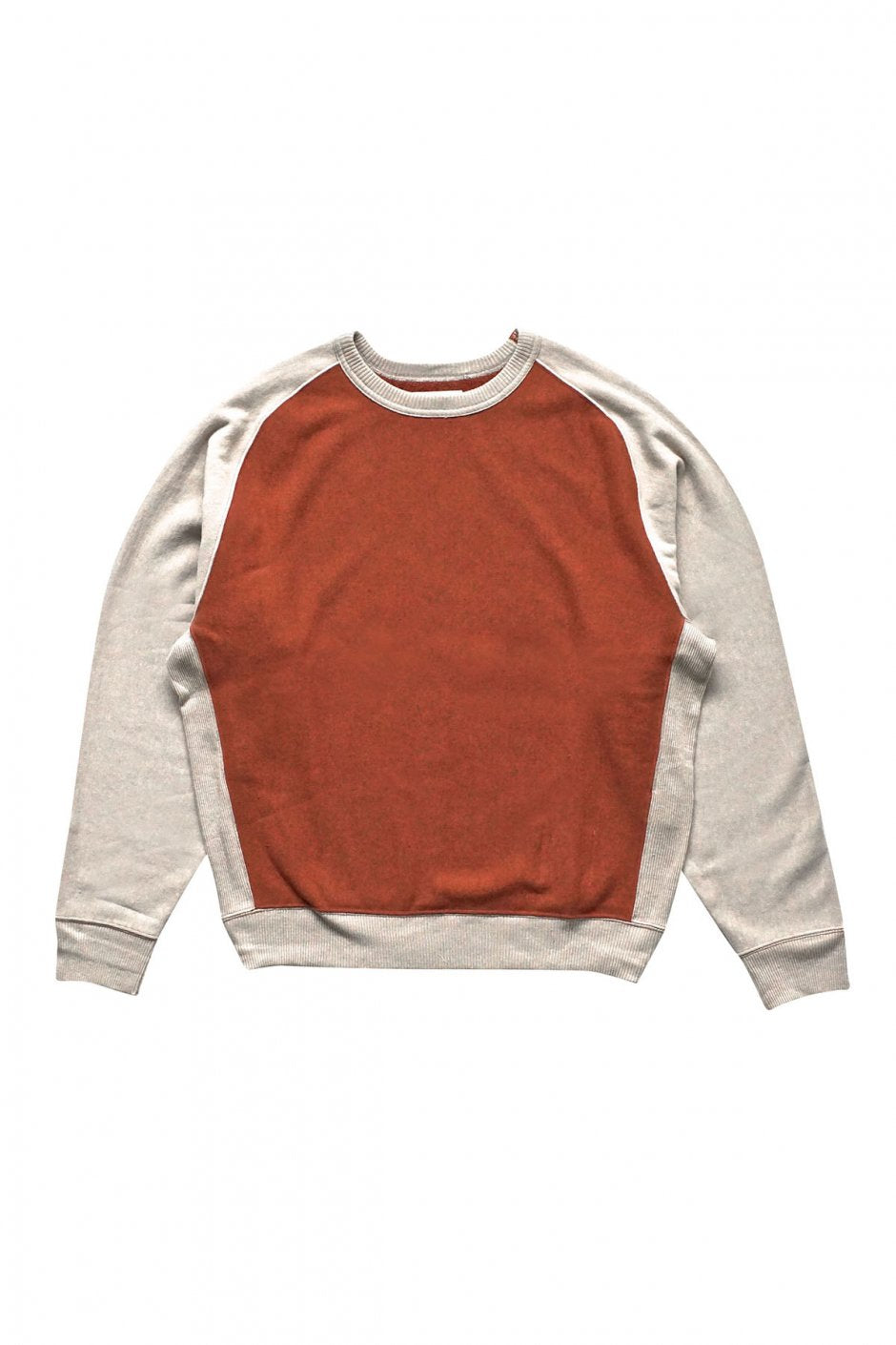 OLD JOE ★★★ - EXCLUSIVE TWO-TONE CREW SWEAT SHIRTS - COPPER x MIST