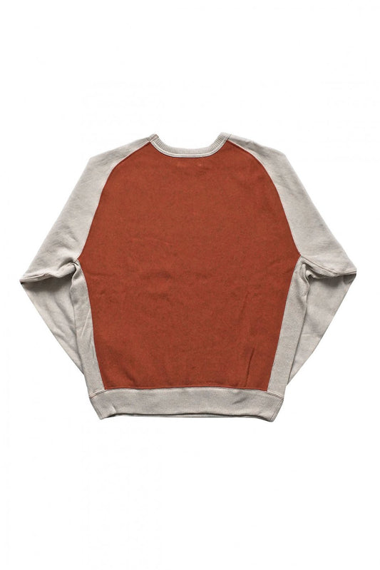 OLD JOE ★★★ - EXCLUSIVE TWO-TONE CREW SWEAT SHIRTS - COPPER x MIST