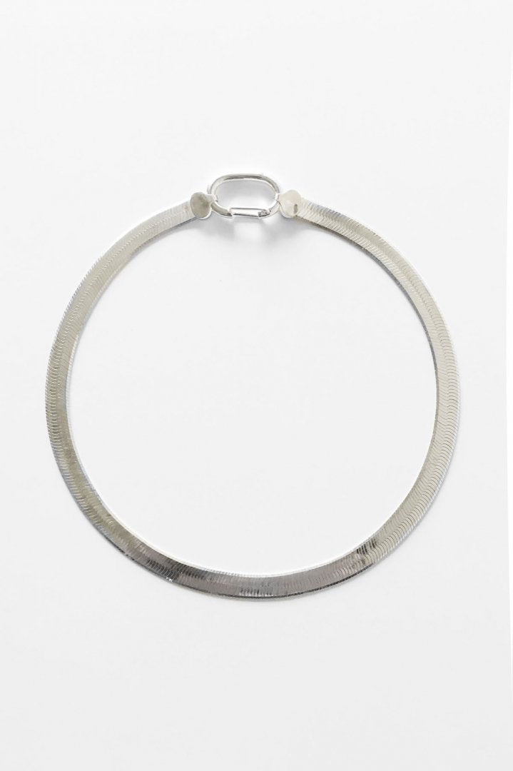 8UEDE - DRAW CHOKER(L)SILVER